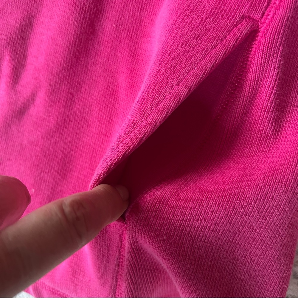 Tommy Bahama 1/2 Zip Cotton Sweater Pink Long Sleeve Pullover Women’s M Preppy - Picture 4 of 10